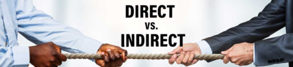 Direct Expenses vs Indirect Expenses and Indirect expense synonyms